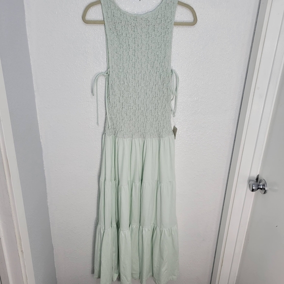 NEW Free People Sterling Maxi Dress in Size XS In Soft Flower Blue - Picture 4 of 10